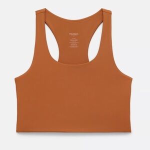 Girlfriend Collective Rust Orange Sports Bra Size Medium